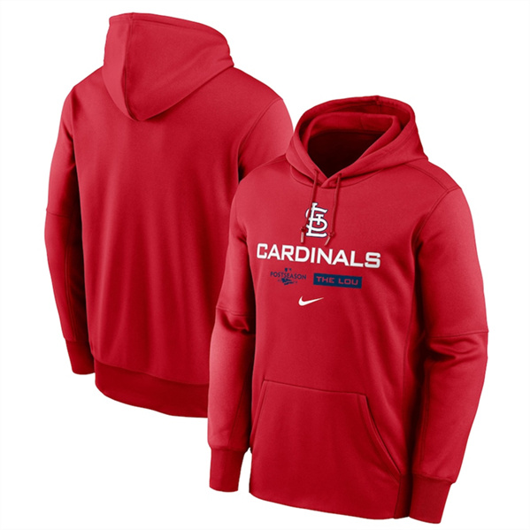 Men's St. Louis Cardinals Red 2022 Performance Pullover Hoodie